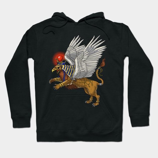 Ancient Egyptian Mythology Griffin Hoodie by underheaven